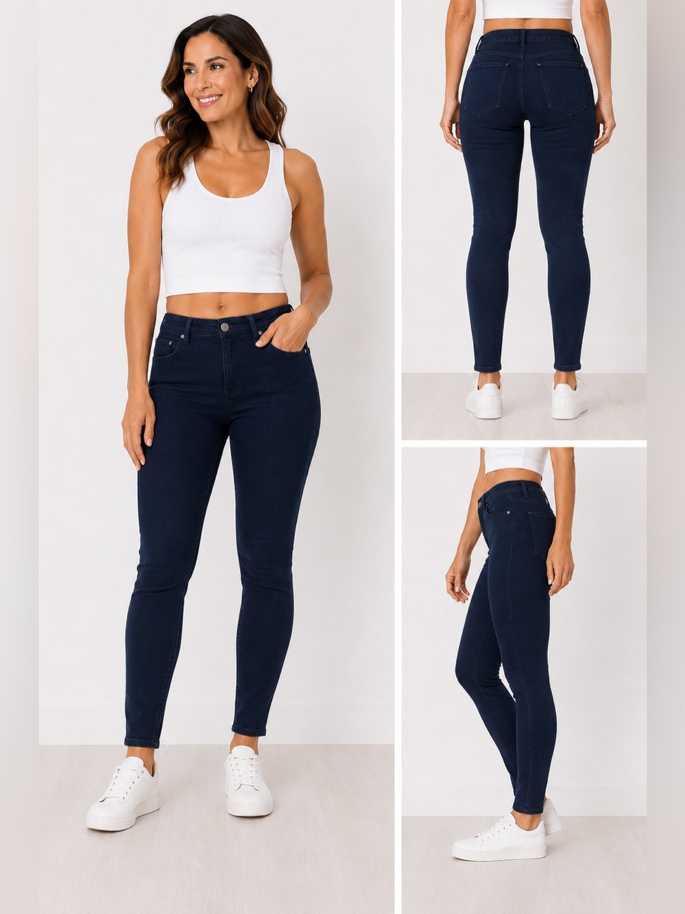GAP Women’s Skinny Jeans in Dark Navy Size 12 Long